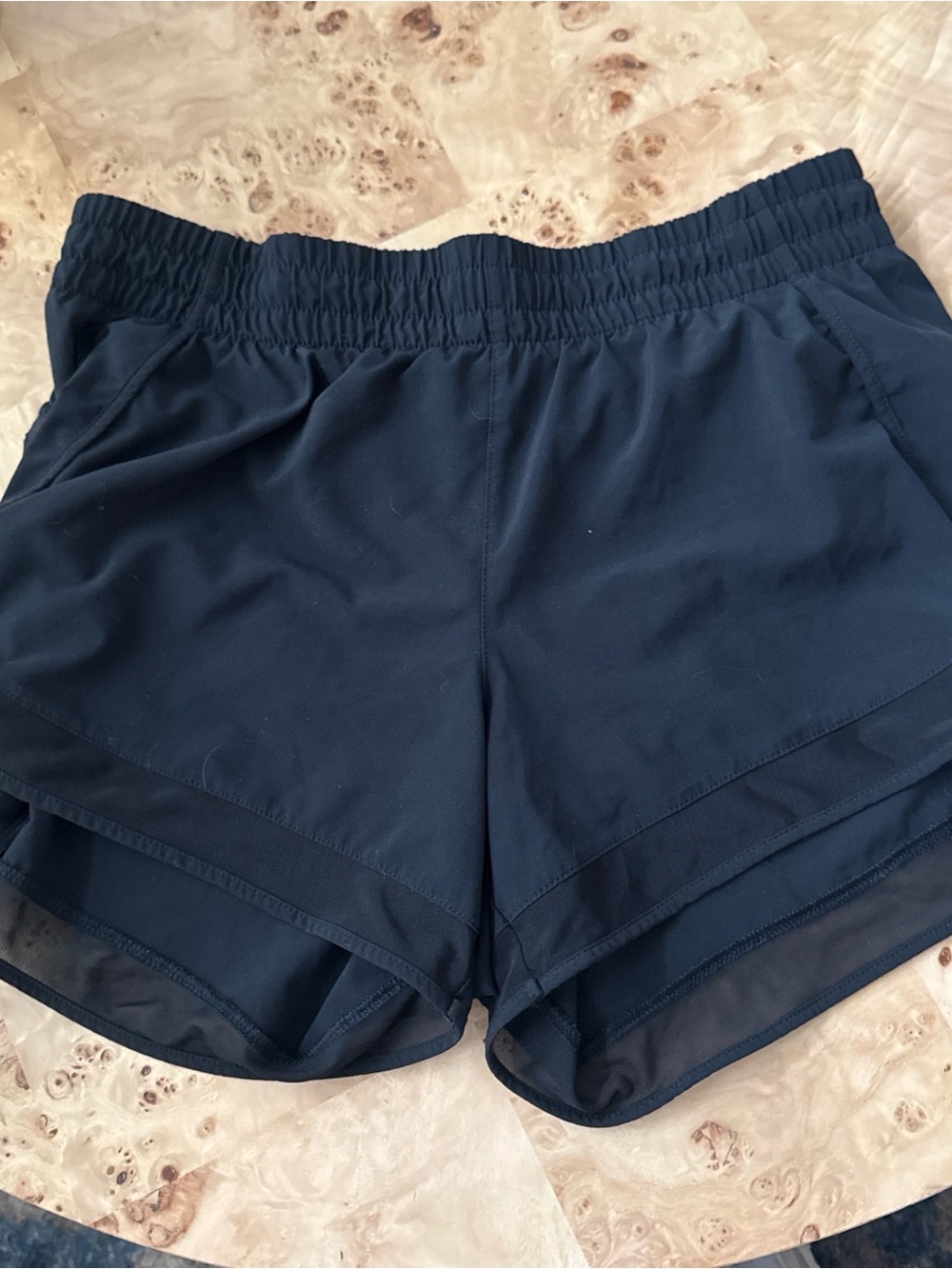 Athleta black workout shorts; Size Medium